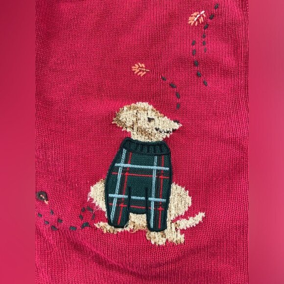 Knit zip up dog vest size large - Picture 2 of 3